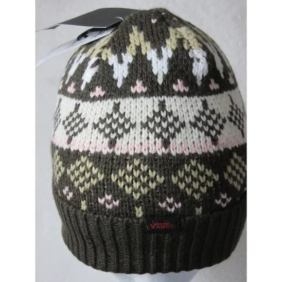 COPY - Vans  x Justin Henry Signature Cuff Beanie Skull Cap Demitasse Brown OSF… - Picture 2 of 5